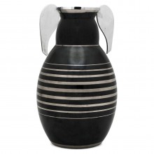 Black and Silver Vase