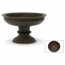 Chinese Wood Pedestal Bowl