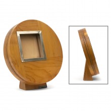 Circular Wooden Picture Frame