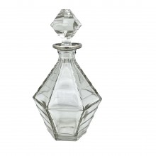 Shaped Cut Crystal Decanter
