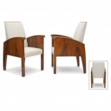 Pair of Art Deco Mahogany Chairs