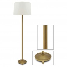 Bronze Ribbed Standing Lamp