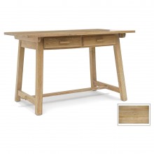 Cerused Oak Trestle Style Desk