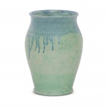 Drip Glazed Blue/Green Vase