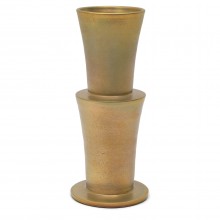Tall Matte Gold Vase