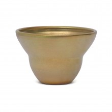 Matte Gold Ceramic Bowl