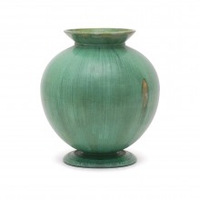 Italian Large Green Vase