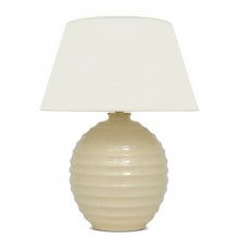 Yellow/Cream Ceramic Table Lamp