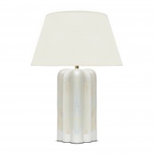 Tall Iridescent Ceramic Table Lamp