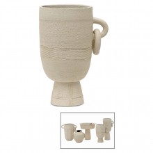 Incised Stoneware Vase