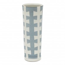 Studio Art Blue and White Porcelain Vase