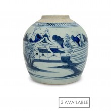 Ming Style Chinoiserie Pot