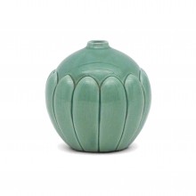 Light Green Stoneware Vase