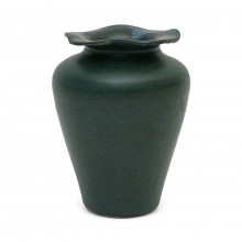 Dark Green Stoneware Vase