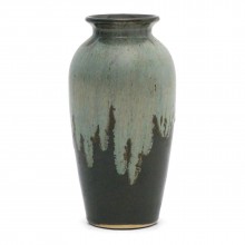 Light and Dark Green Vase