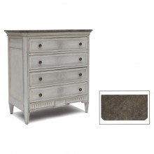 Four Drawer Blue Painted Commode