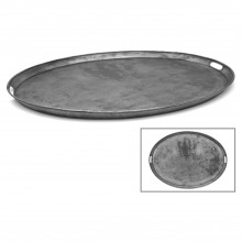 French Oval Steel Tray