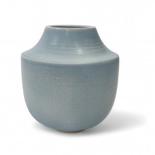 Shaped Light Blue Vase