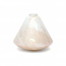 Triangular Glass Vase