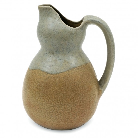 French Two-Color Ceramic Pitcher