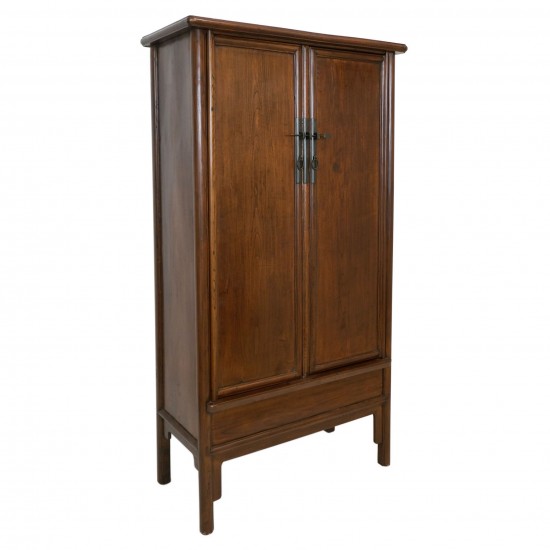 Early 19th Century Elm Armoire