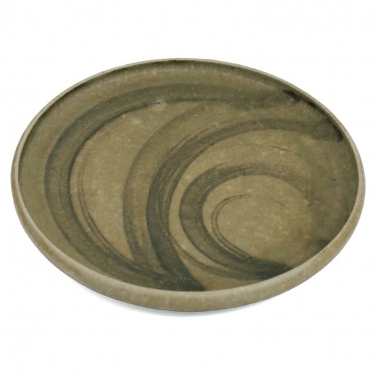 Taupe and Brown Dish by Mobach