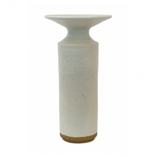 Large Shaped Stoneware Vase by Heather Rosenman