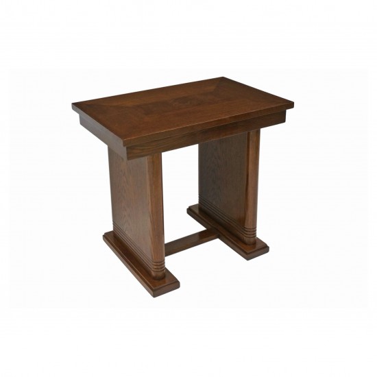 Rectangular Oak Side Table by Dudouyt