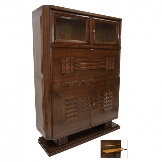 Oak Cabinet in Three Sections by Dudouyt