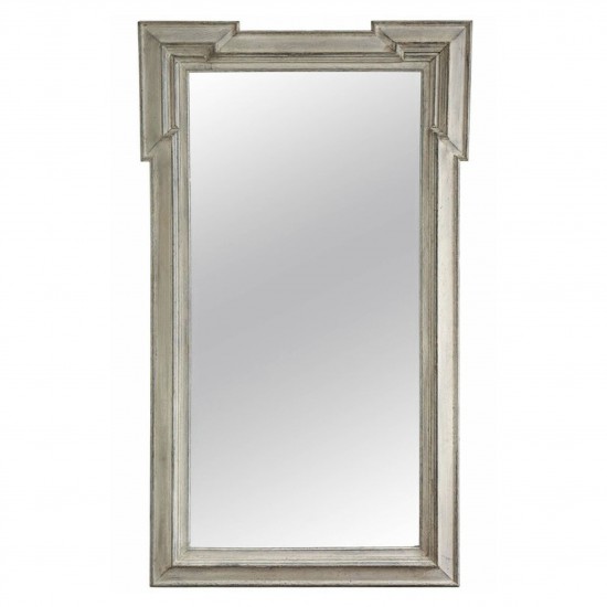 Painted Wood Mirror with Extended Corners