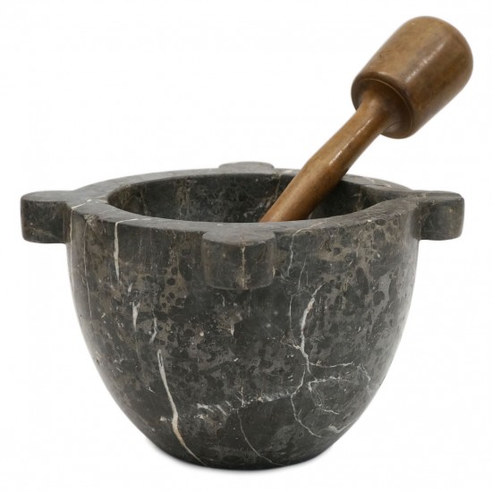 Large French Marble Mortar and Pestle