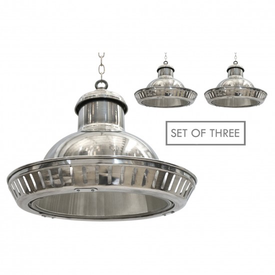 French Industrial Style Aluminum Pendant Lights