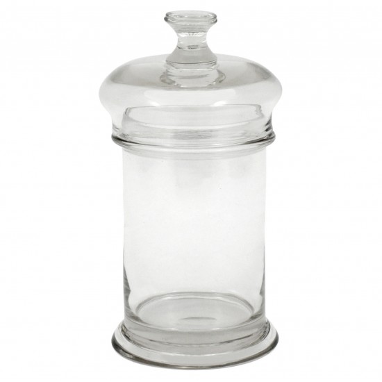French Glass Cuisine Jar with Lid