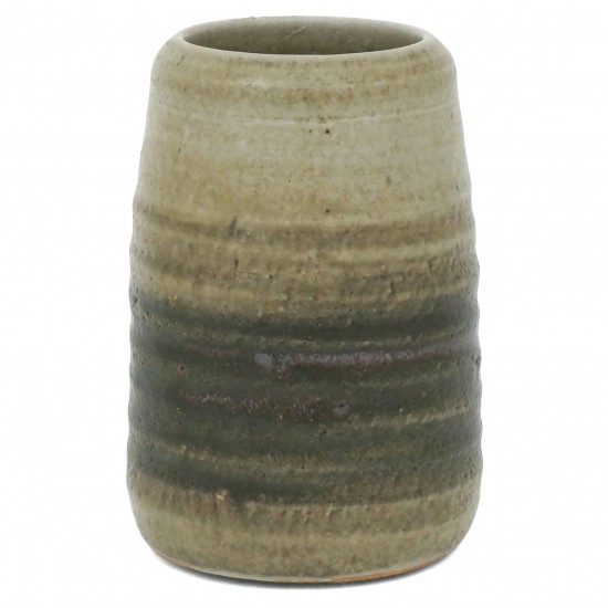 Earth Toned Stoneware Vase by Mobach