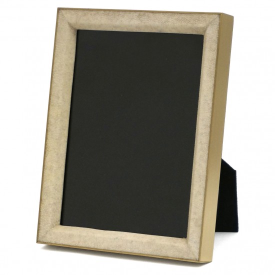 Brass and Shagreen Picture Frame