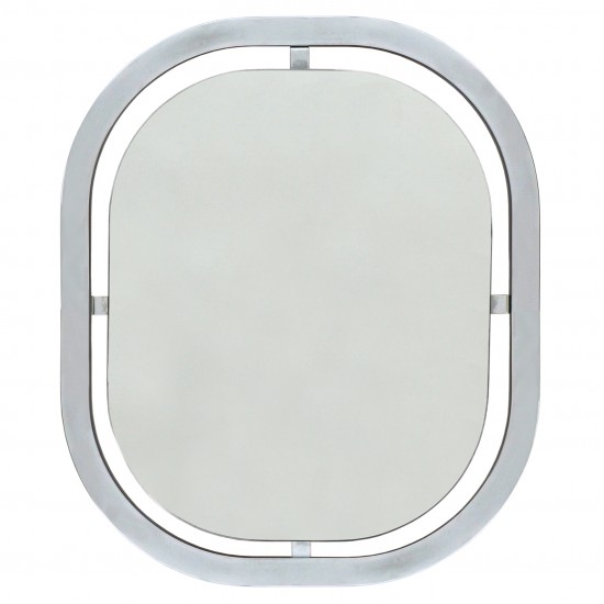 Chrome Mirror with Rounded Corners