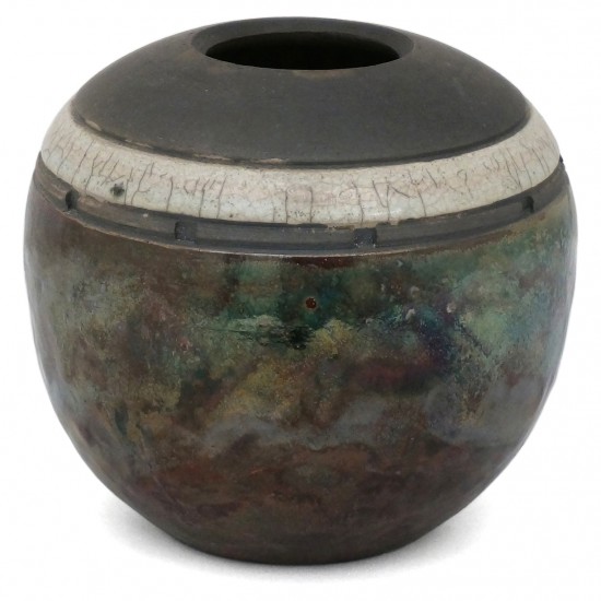 Raku Stoneware Vase