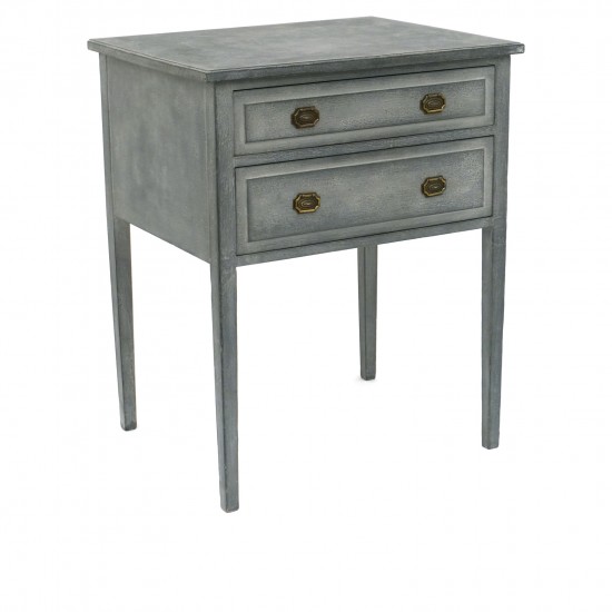 Painted Two Drawer Commode