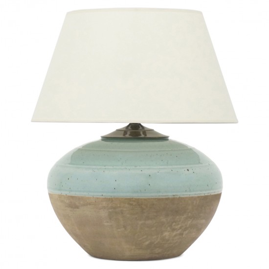 Half Glazed Celadon Table Lamp