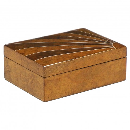 Walnut Art Deco Box