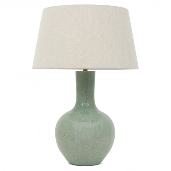 Celadon Stoneware Table Lamp
