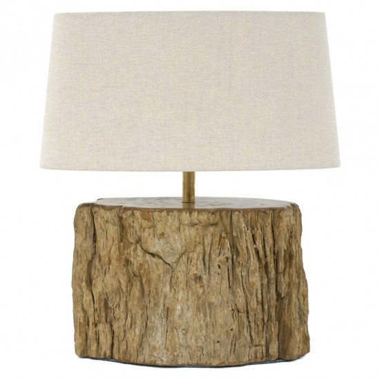 Petrified Wood Table Lamp