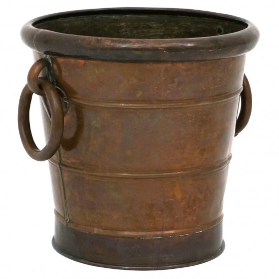 French Copper Bucket