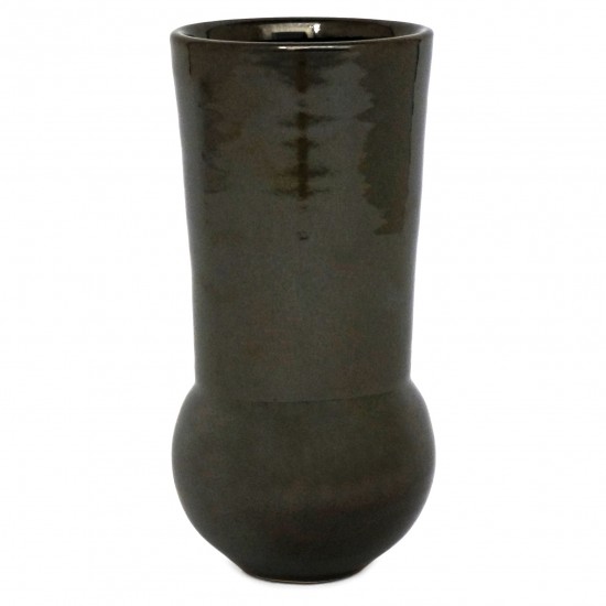 Graphite Ceramic Vase
