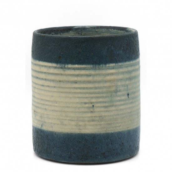 Blue and Beige Vase