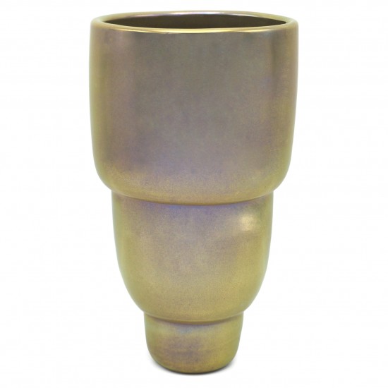 Iridescent Taupe Vase