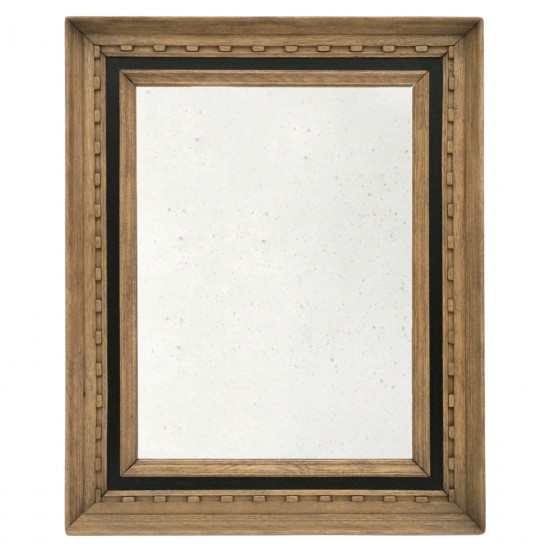 Oak Mirror with Molded Frame