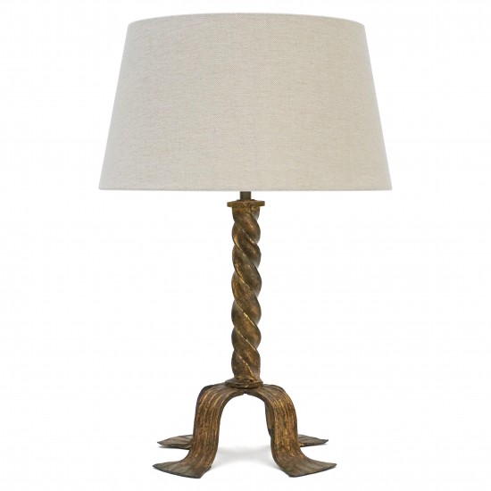Gilt Iron Table Lamp