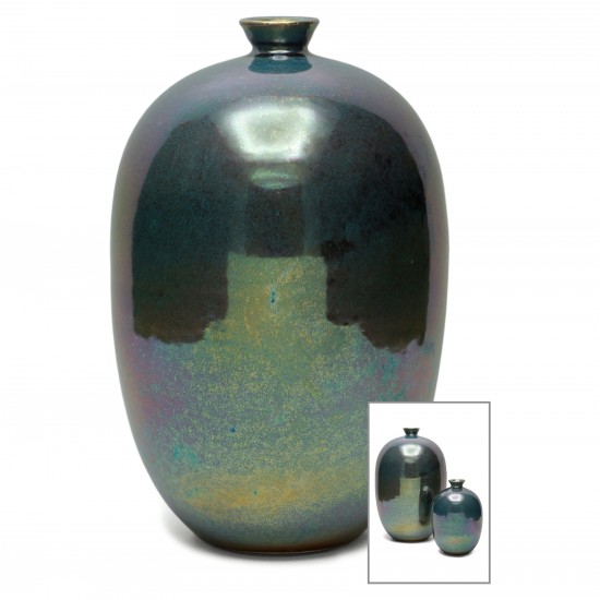 Iridescent Stoneware Vase