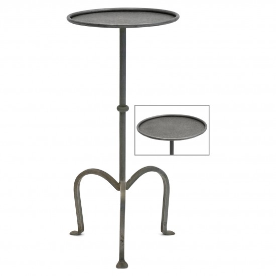 French Steel Tripod Table